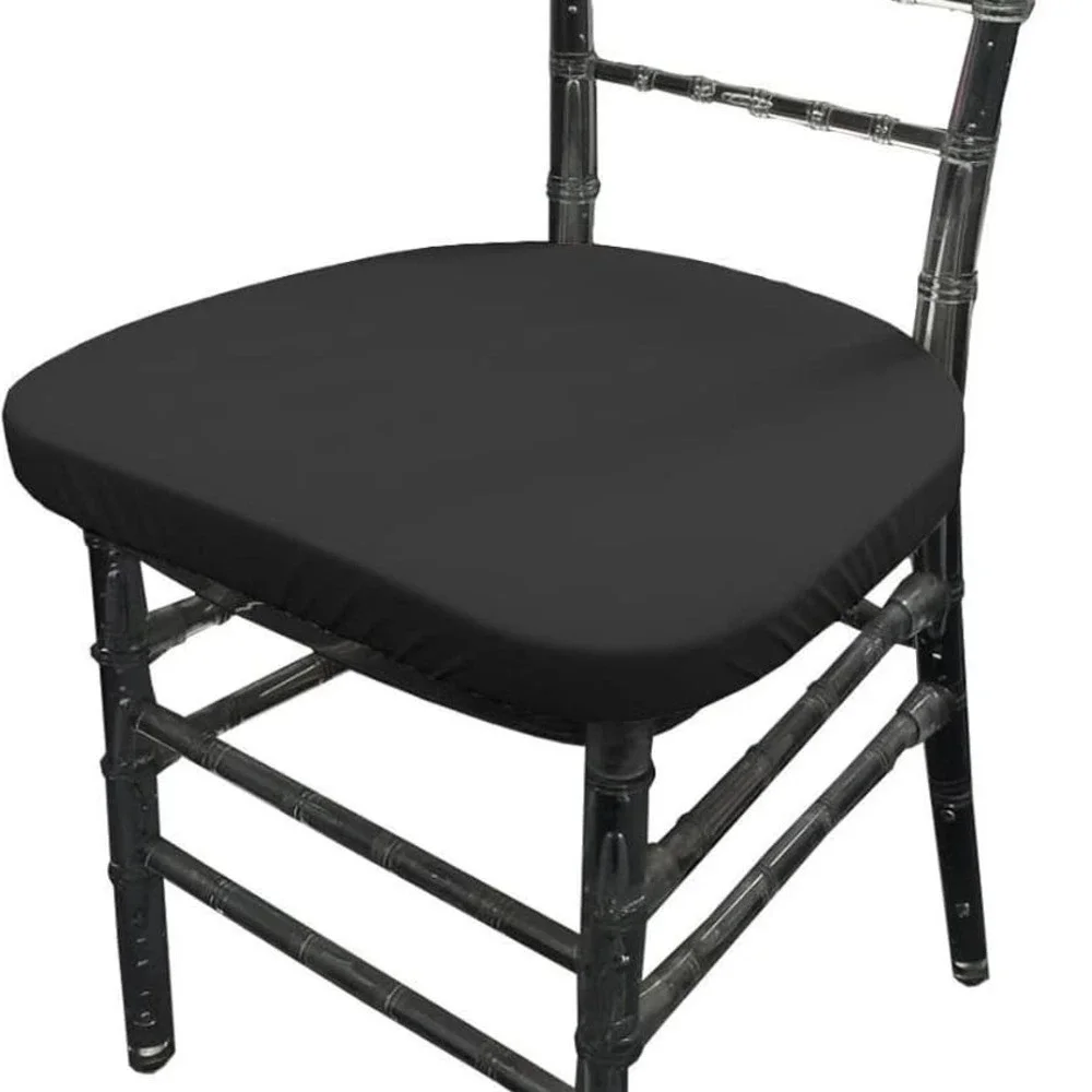 4-Pack Spandex Chiavari Chair Cushion Covers, 16
